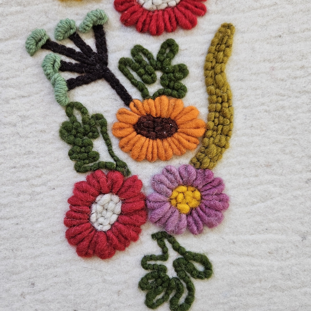 vintage wall hanging 27" x 14"